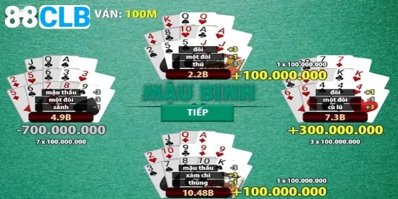 Quy tắc chơi mậu binh online từ A đến Z