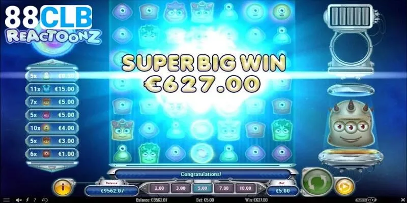 Mẹo để giành chiến thắng khi chơi nổ hũ Reactoonz